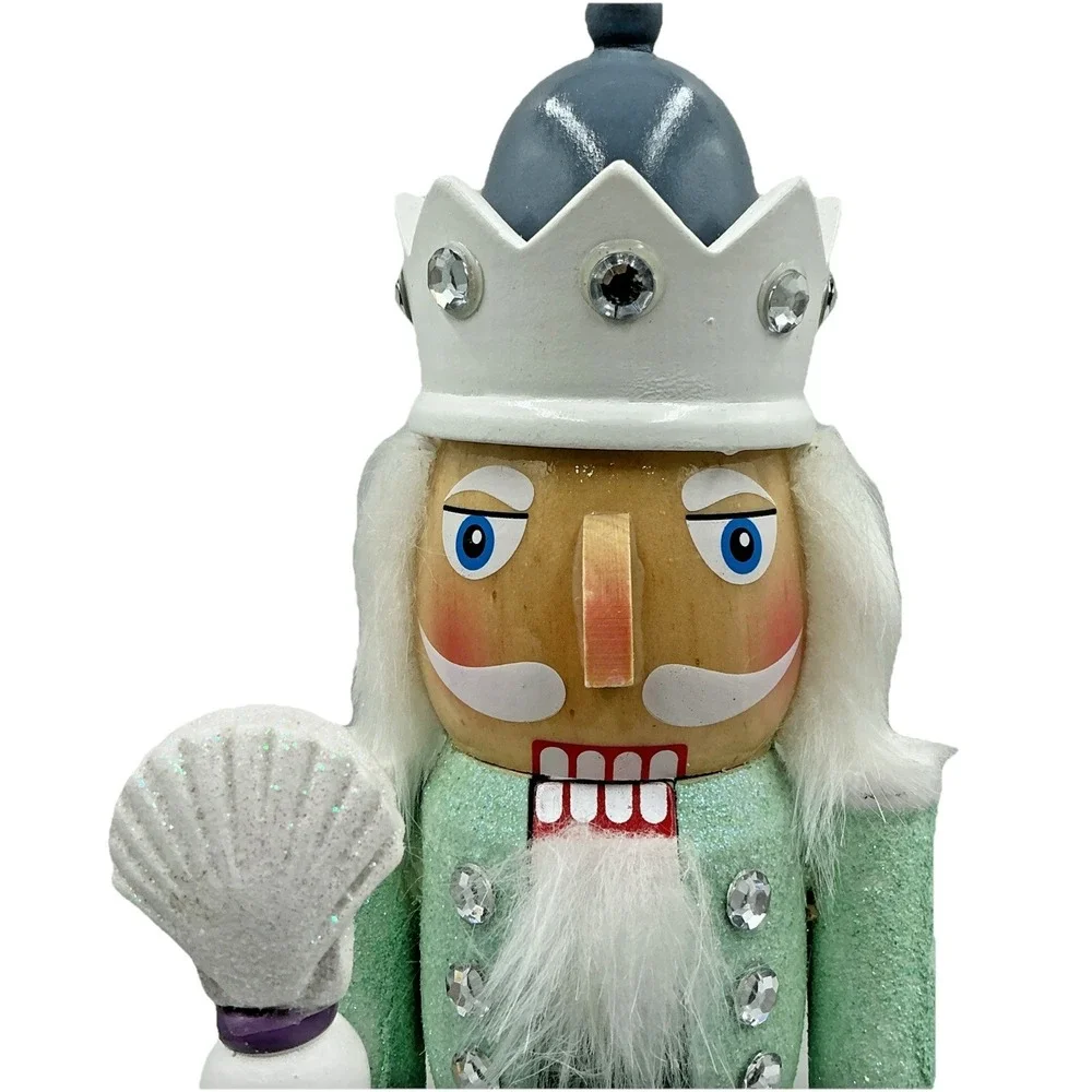 Mistletoe & Sailing Co Coastal Nutcracker Figurine Beach Christmas Decor 14in